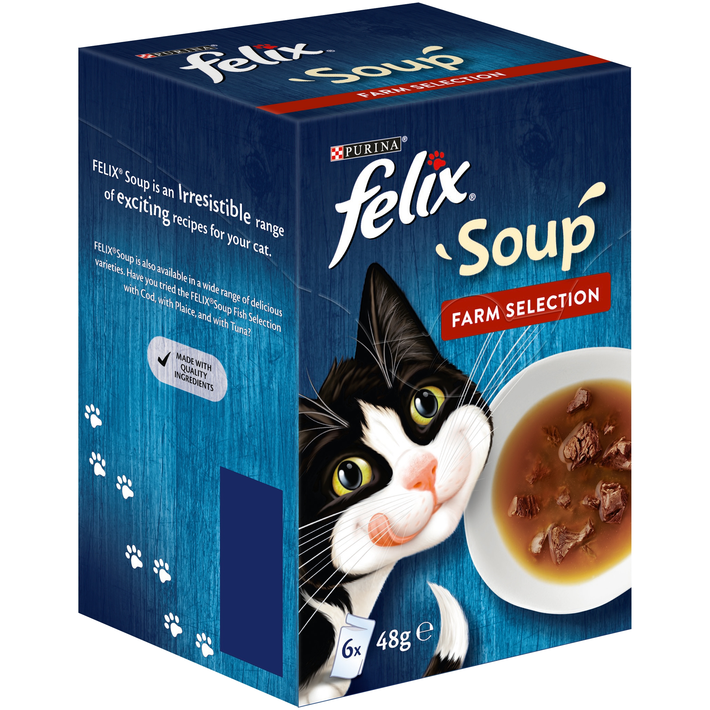 FELIX Soup Farm Selection Wet Cat Food Purina